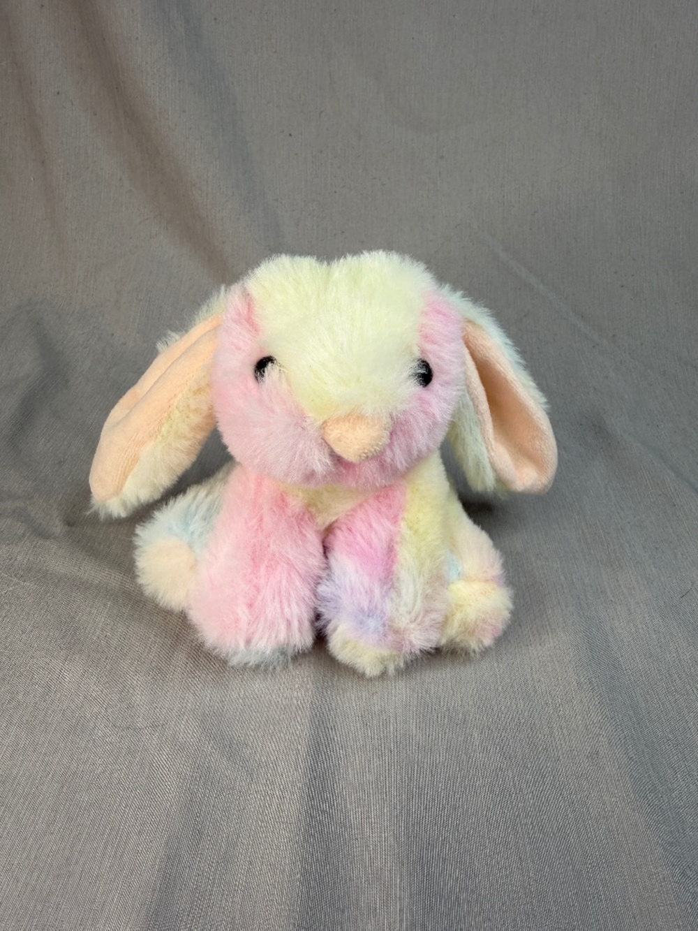 Apricot Lamb Colourful Bunny Keychain 4.7”